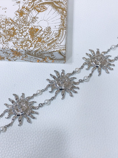 Dior Toile de Jouy Soleil Chain Belt 206367