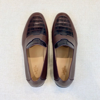 HM Men's Loafer Brown Calfskin 539703