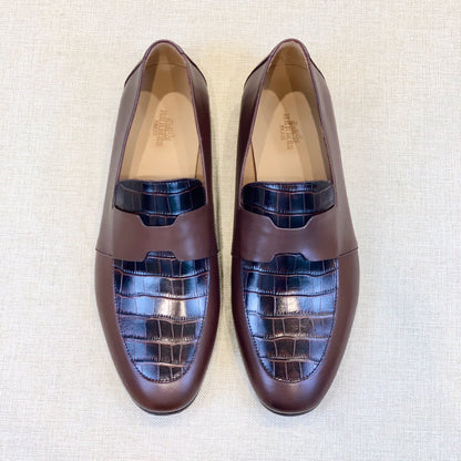 HM Men's Loafer Brown Calfskin 539703