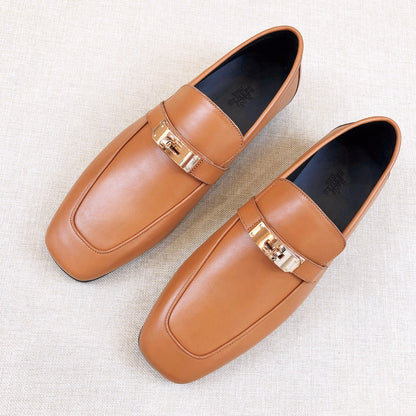 HM Men's Loafer Brown Calfskin 539737