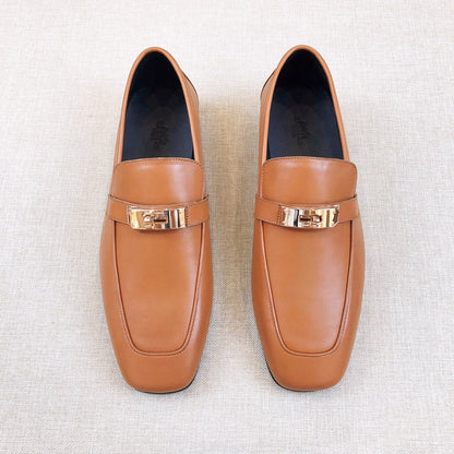 HM Men's Loafer Brown Calfskin 539737