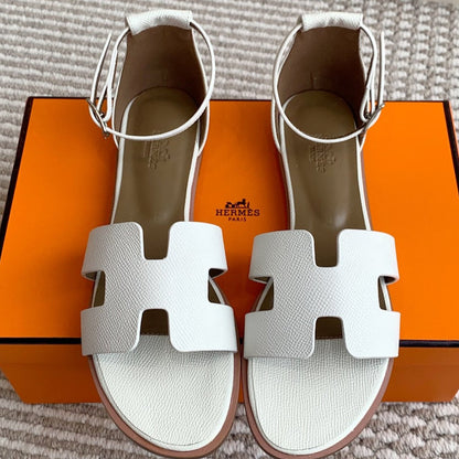 HM Santorini Sandal White Cowhide 291380