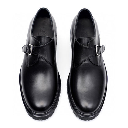 HM Men's Loafer  Black Calfskin 616537