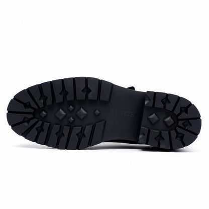 HM Men's Loafer  Black Calfskin 616537