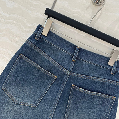 Prada Denim Short Blue cotton