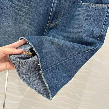 Prada Denim Short Blue cotton