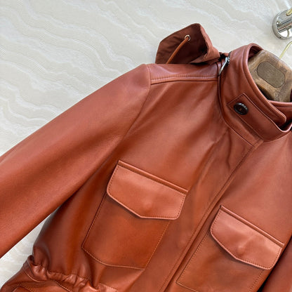 LP 25 Traveler Genuine Jacket  Brown Lambskin 295315