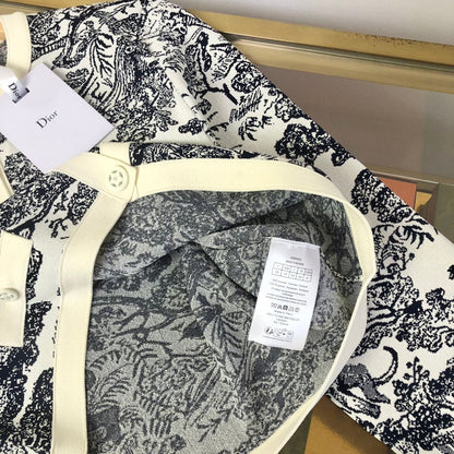 CD 25 Sauvage Print Short Jacket 296209