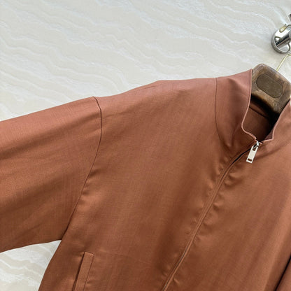 LP 25  Jacket Brown Tencel Linen 293151