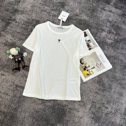 Dior 2026 T-shirt White Black Cotton 359215