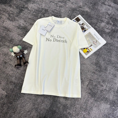 Dior 2026 T-shirt White Apricot Cotton 359224