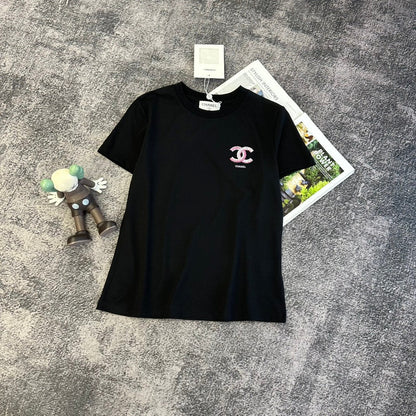 Chanel 2026 T-shirt White Black Yellow Blue Cotton 359098
