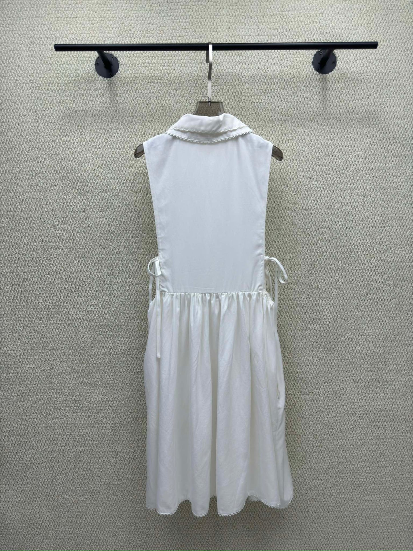 Miumiu 2026 Vest Dress White Cotton 226003