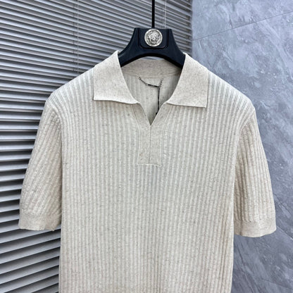 Fendi 2026 Men's Polo Knit Sweater Cotton Knit 826248