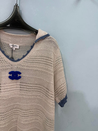 Chanel 2026 knitted sweater Beige Wool 632642