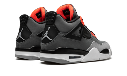 Nike Jordan 4 Black Gray Nubuck Mesh Suede 01