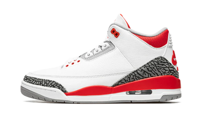 Nike Air Jordan 3 Fire Red White Gray Cowhide