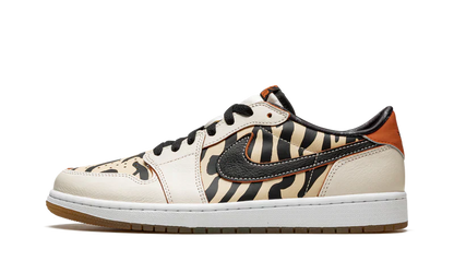 Nike Air Jordan 1 Beige Black Leather