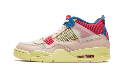 Nike Air Jordan 4 Retro Light Pink Blue Mesh Suede
