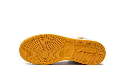 Nike Air Jordan 1 Yellow Purple Cowhide 03
