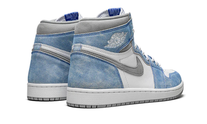 Nike Air Jordan 1 White Blue Suede Leather