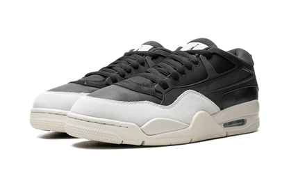 Nike Air Jordan 4 Black Ivory Suede Leather