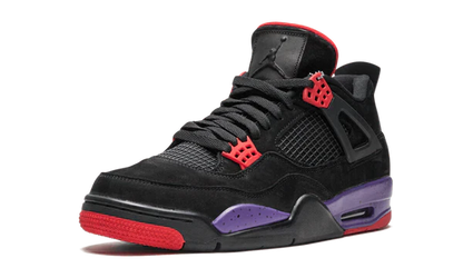 Nike Air Jordan 4 Raptors Black Purple Red Suede