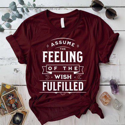 Assume The Feeling T-Shirt Mockup Military Green