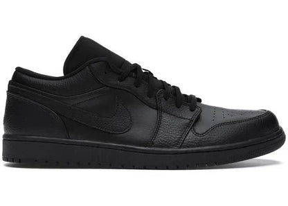 Nike Air Jordan 1 Low Triple Black Cowhide