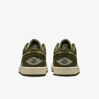 Nike Air Jordan 1 Low Coconut Milk Medium Olive Leather