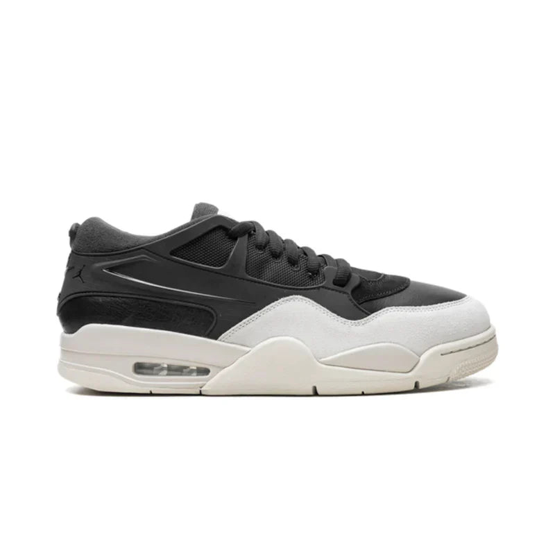 Nike Air Jordan 4 Black Ivory Suede Leather