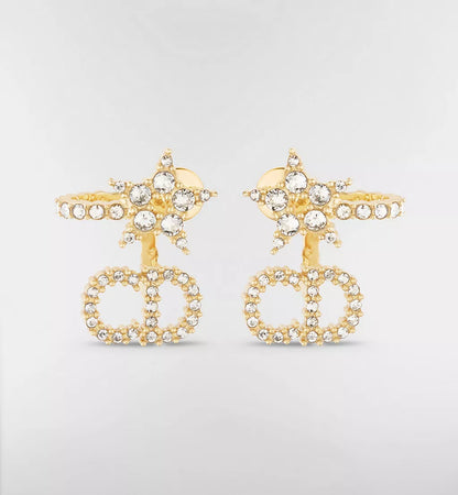 Dior Clair D Lune Gold With White Crystals