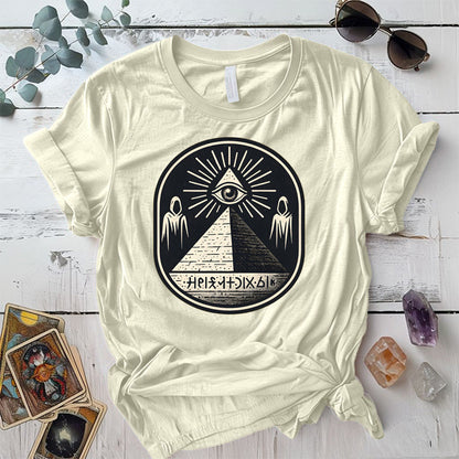 Eye of the Ascended T-Shirt Mockup Natural