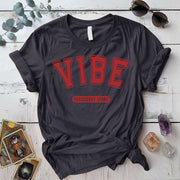 Vibe Frequency 528Hz T Shirt Dark Heather Grey Mockup