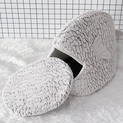FISHIA - Lit d'Hiver pour Chat Design Poisson