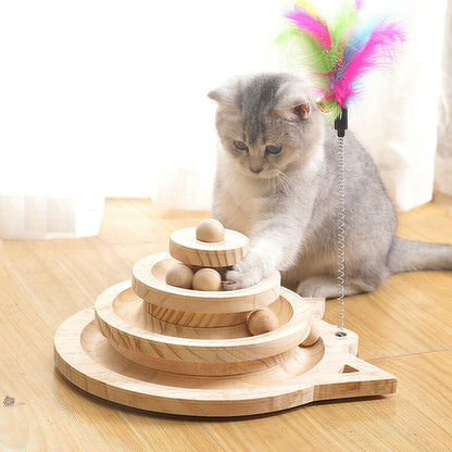 LOWEN - Tour en bois pour chat