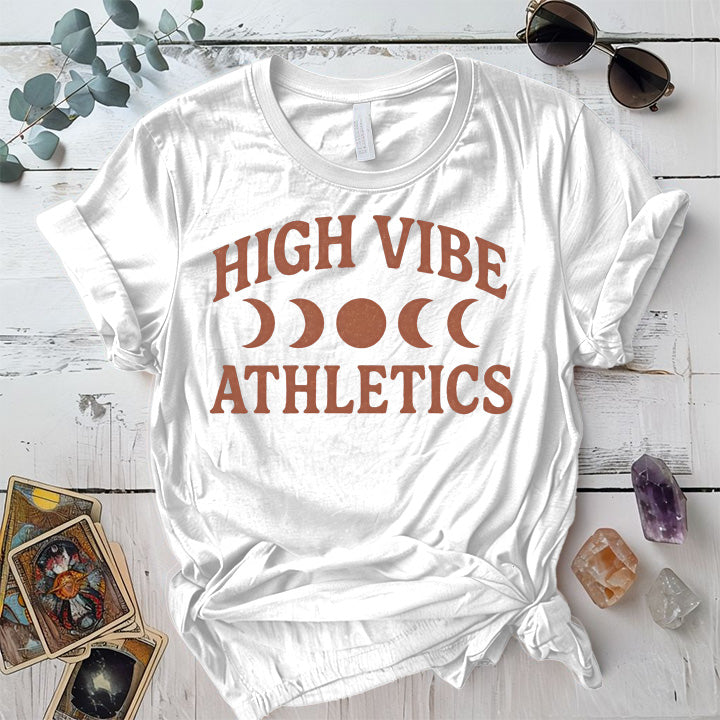 High Vibe Athletics T-Shirt Mockup White