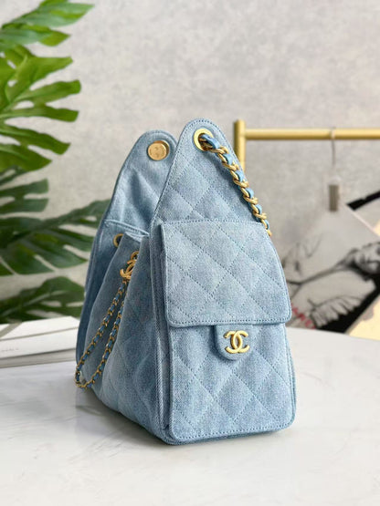 CC 25C Hobo Bag 30cm Denim