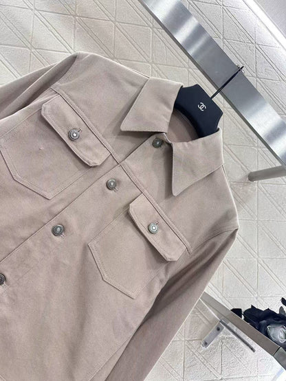 Dior Jacket Pink and White Cotton