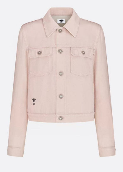 Dior Jacket Pink and White Cotton