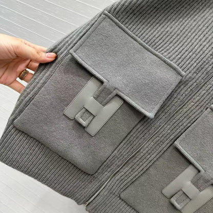 HM 25 Jacket Grey Wool 02649