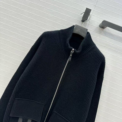 HM 25 Jacket Black Wool 02659