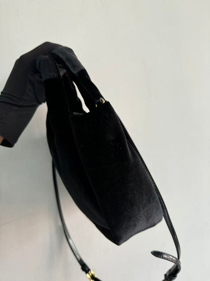 Prada Padded Mini Bag Black Velvet