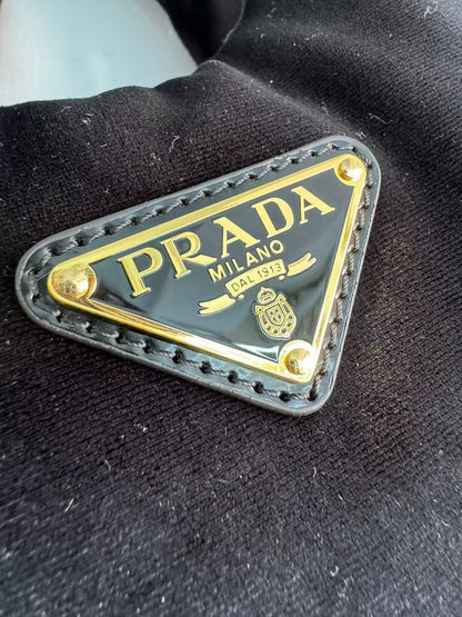 Prada Padded Mini Bag Black Velvet