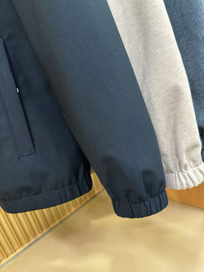 Loro Piana Jacket Blue Brown Fabric Cashmere