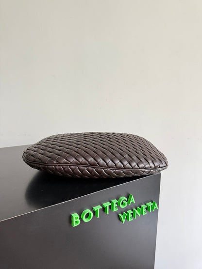 Bottega Veneta Shoulder Bag Brown Intrecciato Leather