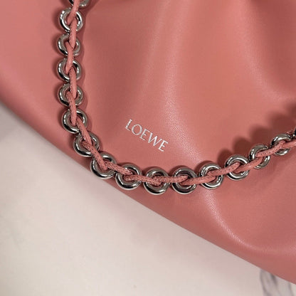 Loewe 2026 Medium Flamenco Purse 30cm Pink Nappa Lambskin