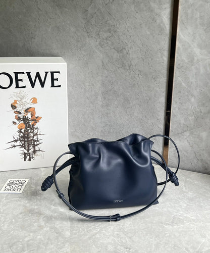 Loewe 2026 Flamenco Purse 23cm Blue Nappa Lambskin