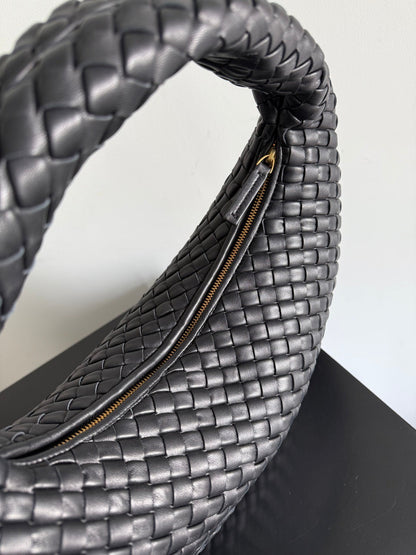 BV 2026 Veneta Medium Bag Black Lambskin