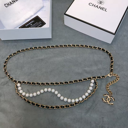 Chanel Pearl Chain Belt